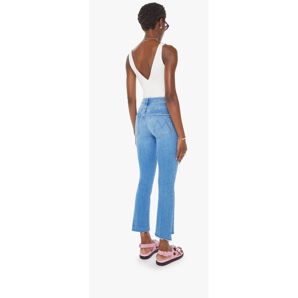 Mother Denim The Insider Crop Step Fray Jeans Size 24 Limited Edition Wash